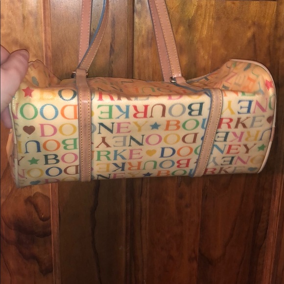 Dooney and Bourke tan multicolored letter purse - Picture 8 of 8